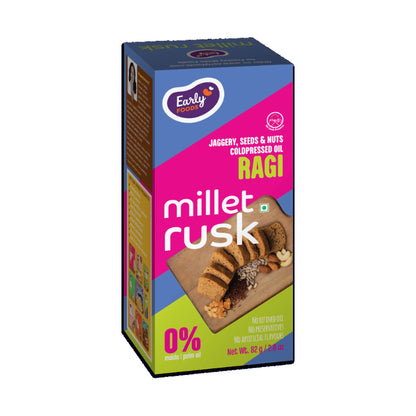 Ragi Millet Rusk by Early Foods, front of pack