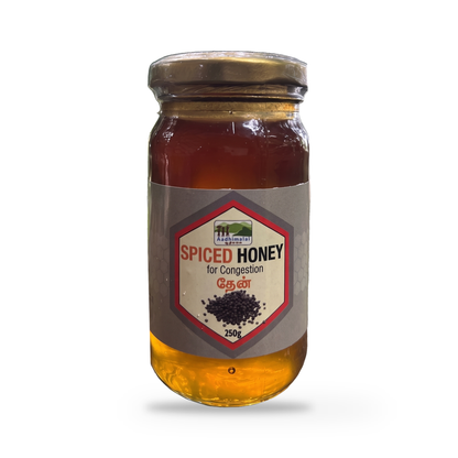 Kotagiri Pepper Honey jar on a plain white studio background
