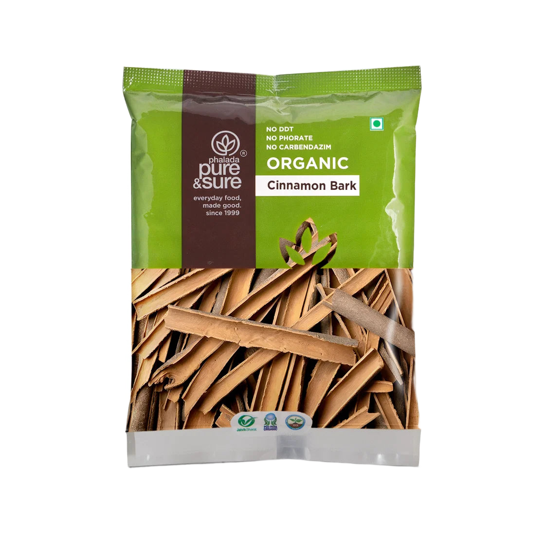 Pure & Sure Organic Cinnamon Bark pack, front
