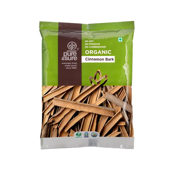 Pure & Sure Organic Cinnamon Bark pack, front