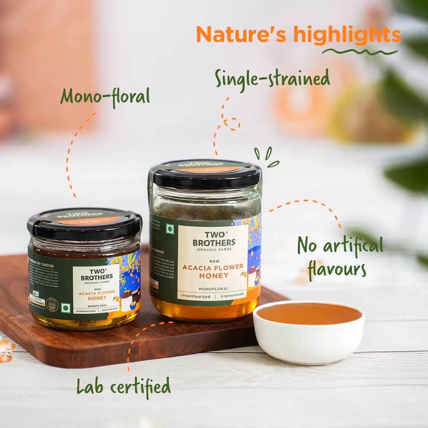 Acacia Honey, Raw Mono-Floral Unfiltered