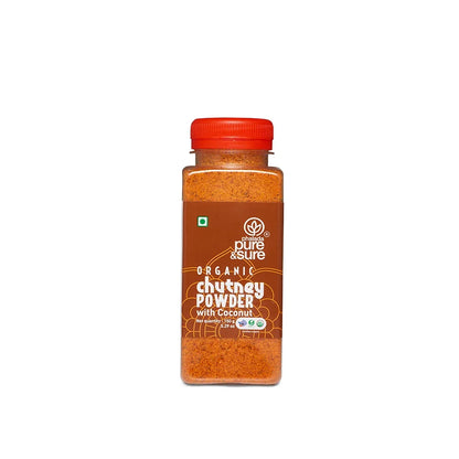 Chutney Powder with Coconut, 150 g jar, front of pack
