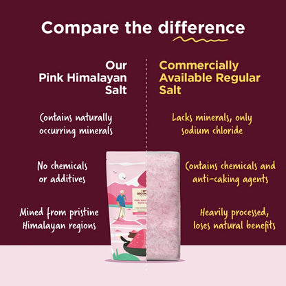 purepicked pink Himalayan rock salt listing graphic on everyday cooking uses