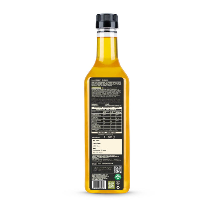 purepicked cold-pressed sunflower oil listing graphic on uses in everyday Indian cooking