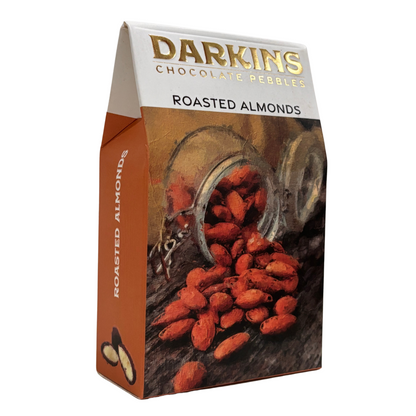 Side of the Roasted Almond Chocolate Pebbles carton