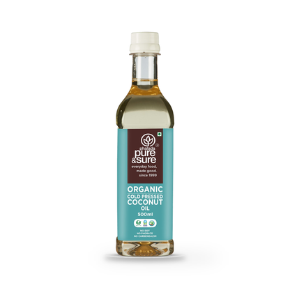 purepicked Cold-Pressed Coconut Oil 500ml pack