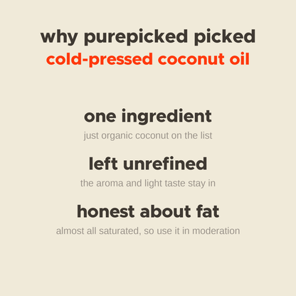 Why purepicked picked Cold-Pressed Coconut Oil