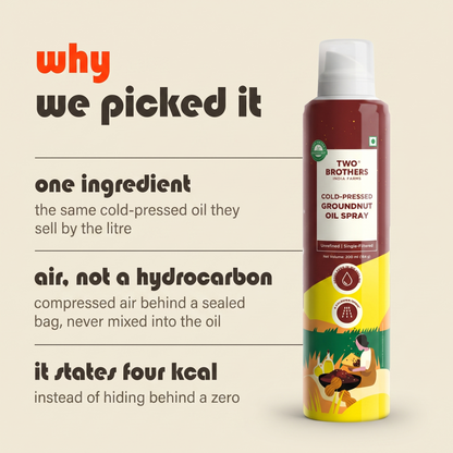 Why Purepicked chose this groundnut oil spray