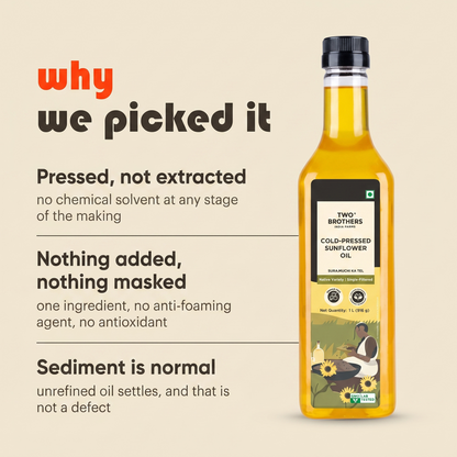 Why Purepicked chose this cold-pressed sunflower oil