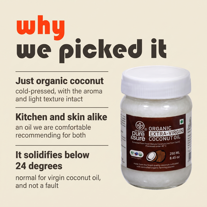 Why Purepicked chose this organic extra virgin coconut oil