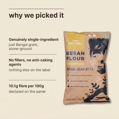 Why Purepicked chose this besan flour