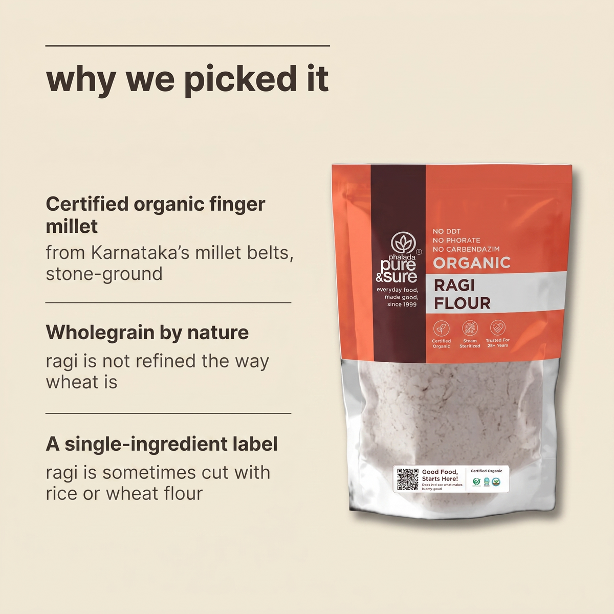 Why Purepicked chose this ragi flour