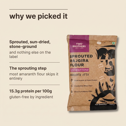 Why Purepicked chose this sprouted rajgira atta