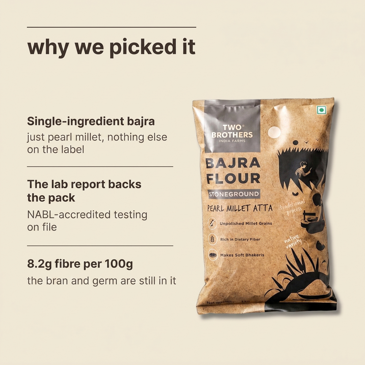 Why Purepicked chose this bajra atta