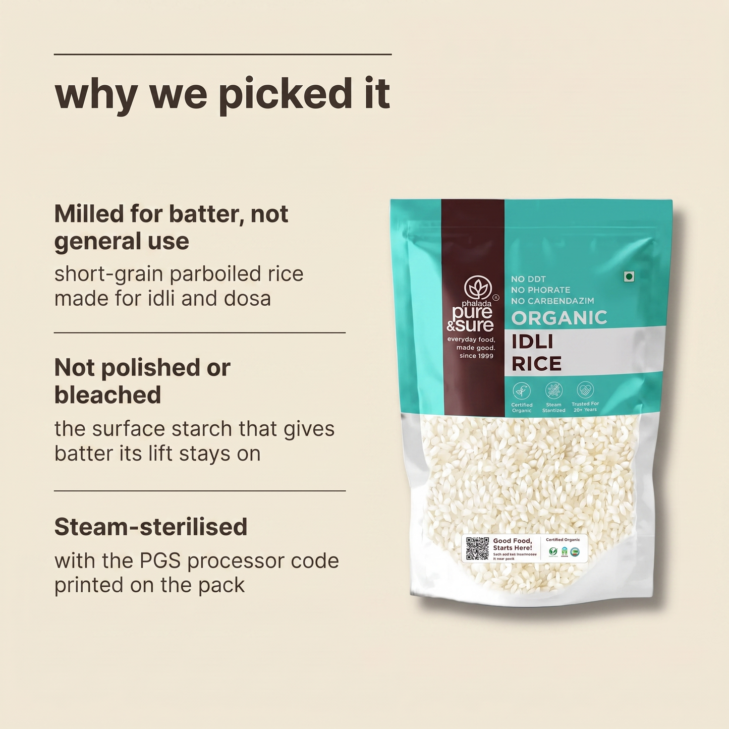 Why Purepicked chose this idli rice