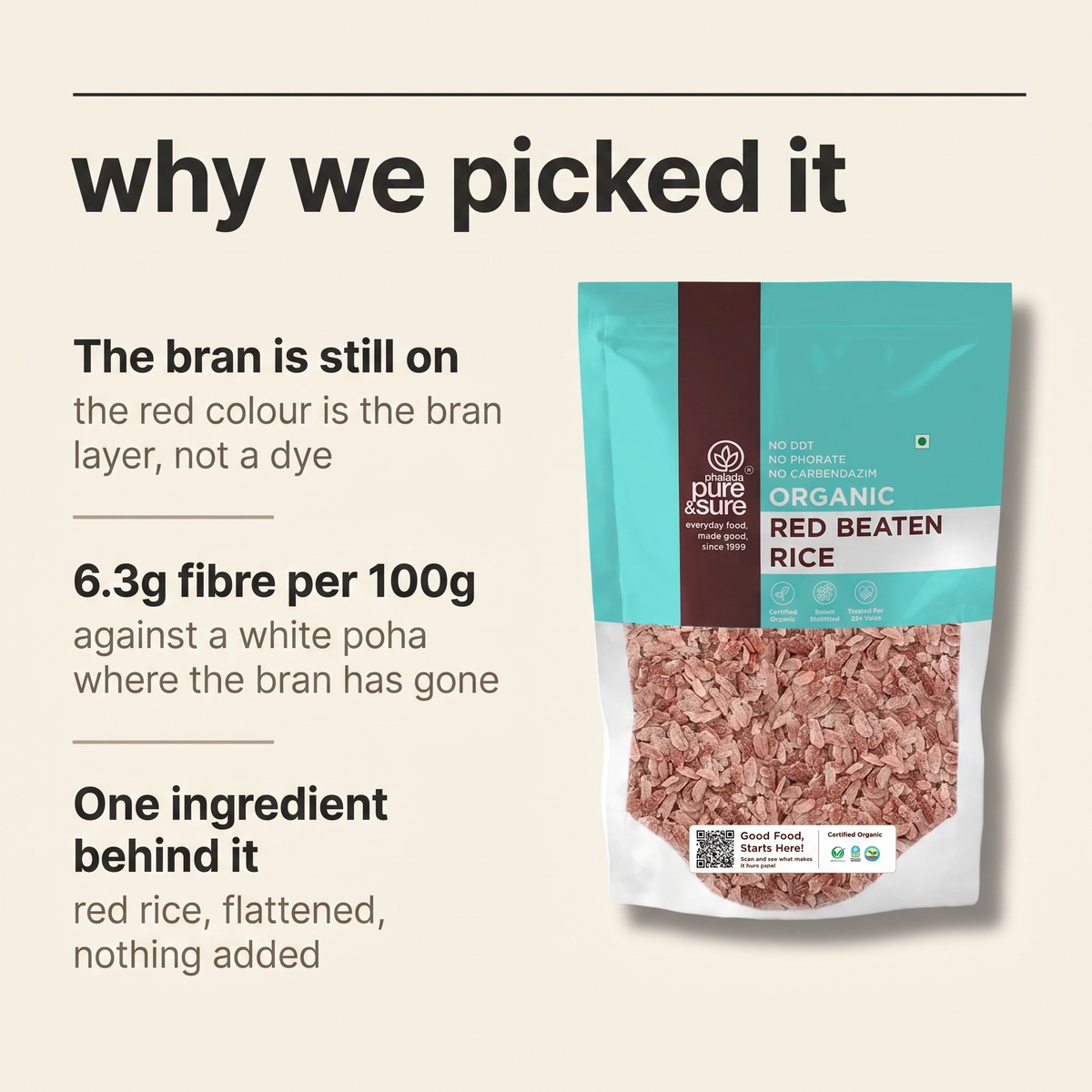 Why Purepicked chose this red poha