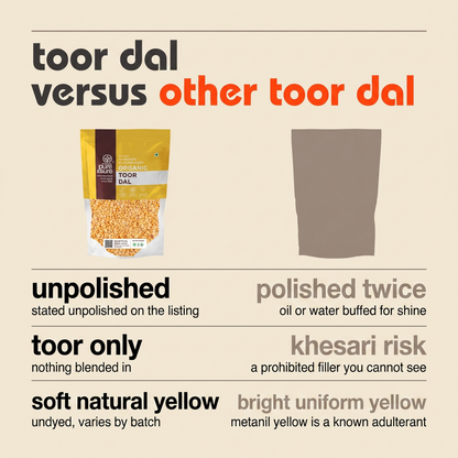 This toor dal versus other toor dal