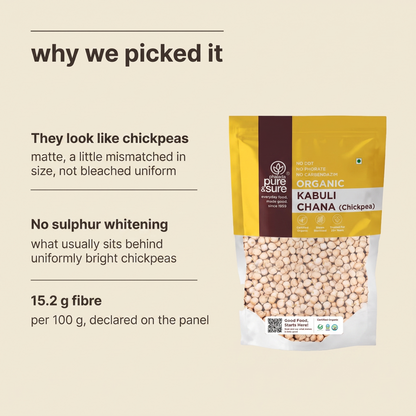 Why Purepicked chose this kabuli chana