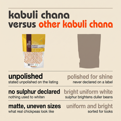 This kabuli chana versus other kabuli chana