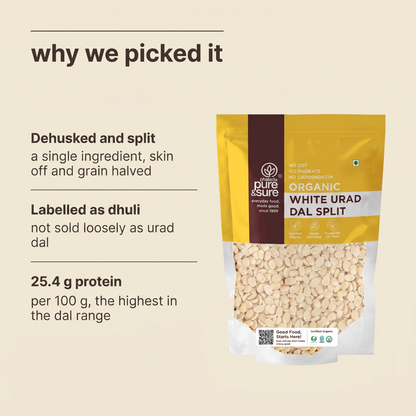Why Purepicked chose this white urad split