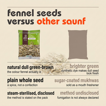 Fennel seeds versus other saunf