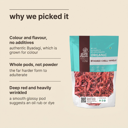 Why Purepicked chose this byadagi chilli