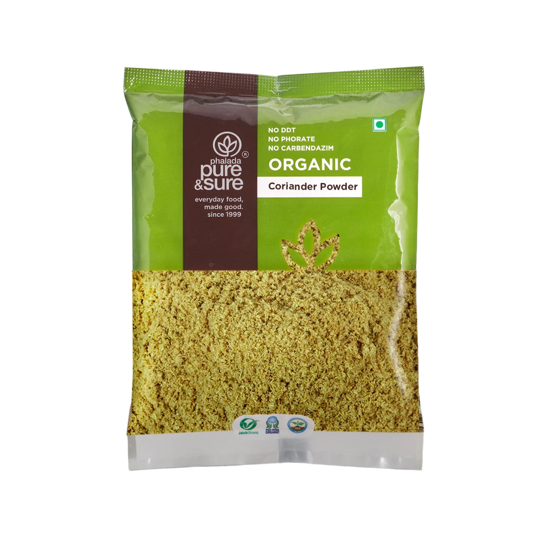 Pure & Sure organic coriander powder pack