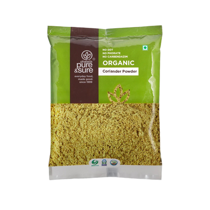 Pure & Sure organic coriander powder pack