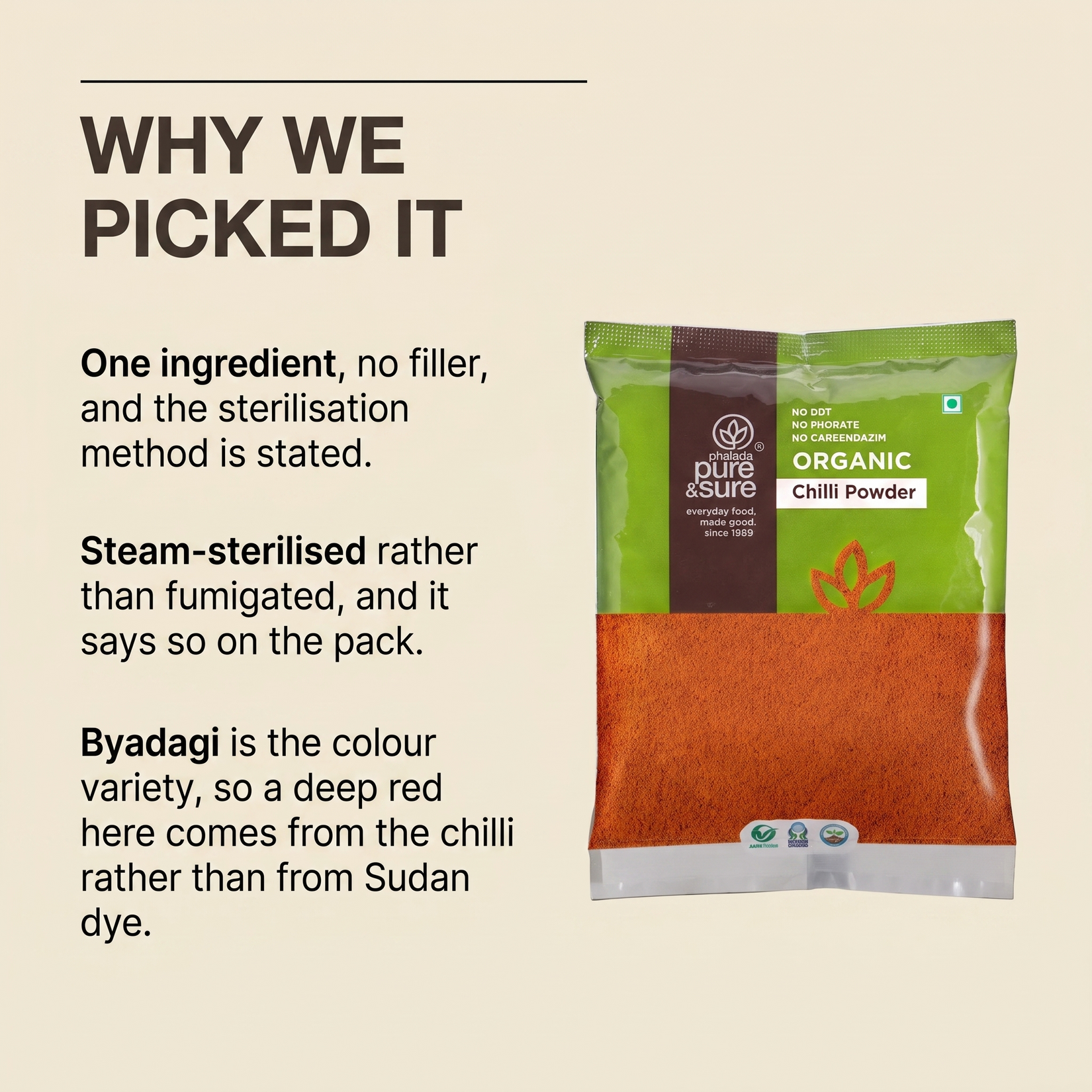 Why Purepicked chose this chilli powder