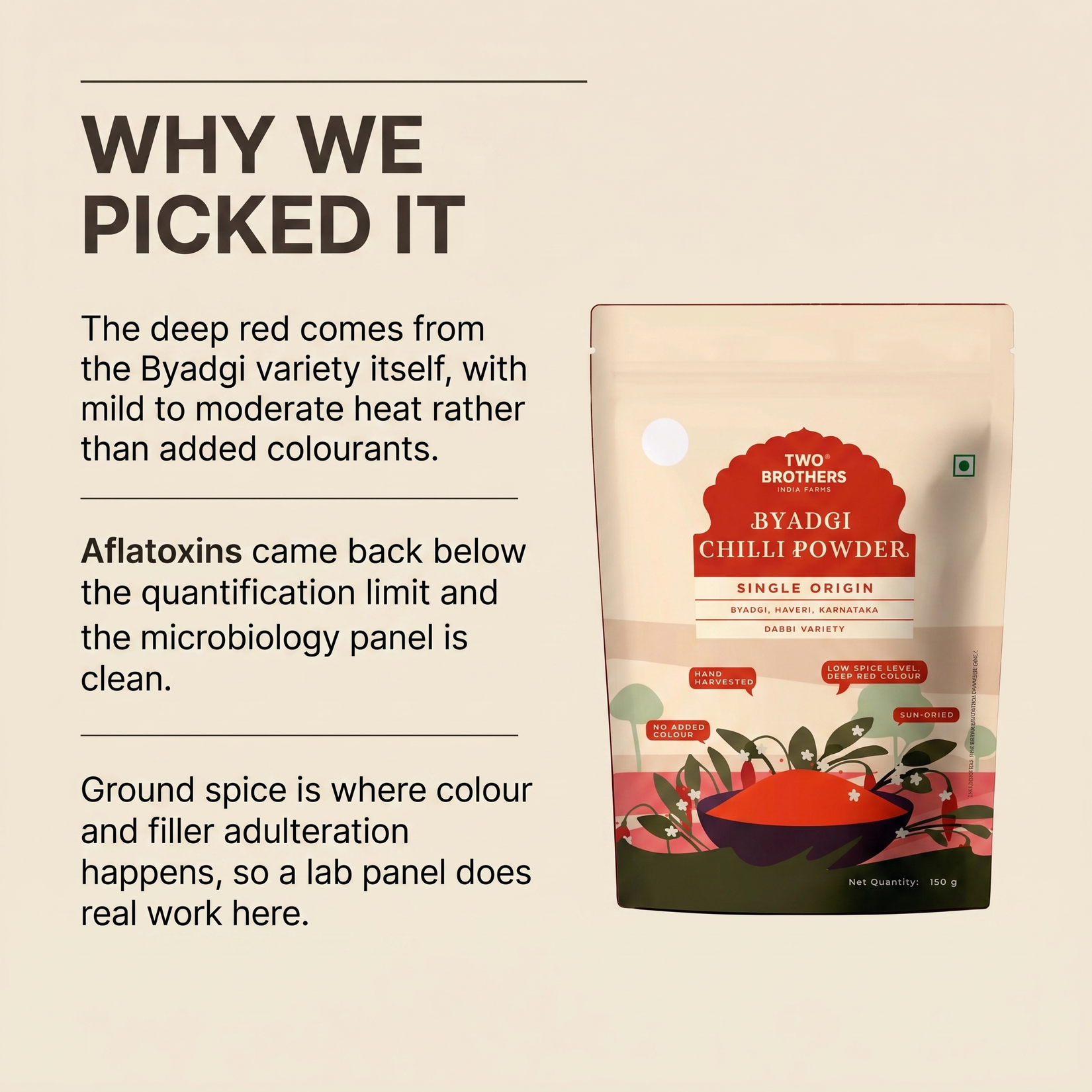 Why Purepicked chose this Byadgi chilli powder