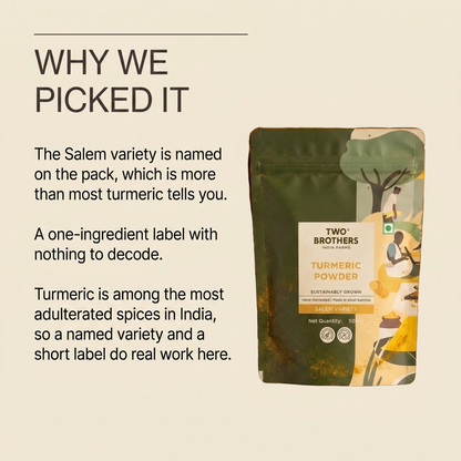 Why Purepicked chose this Salem turmeric