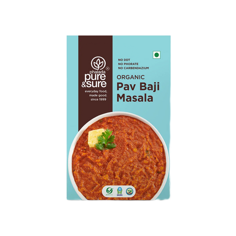 Pure & Sure organic pav bhaji masala carton
