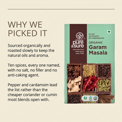 Why Purepicked chose this garam masala