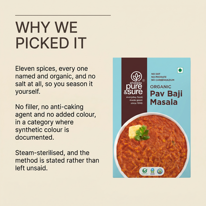 Why Purepicked chose this pav bhaji masala