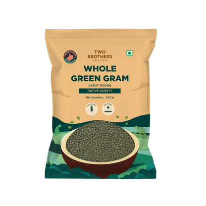 Two Brothers Whole Green Gram (Sabut Moong) 500 g pack