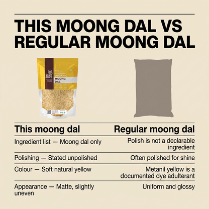 This moong dal vs regular moong dal