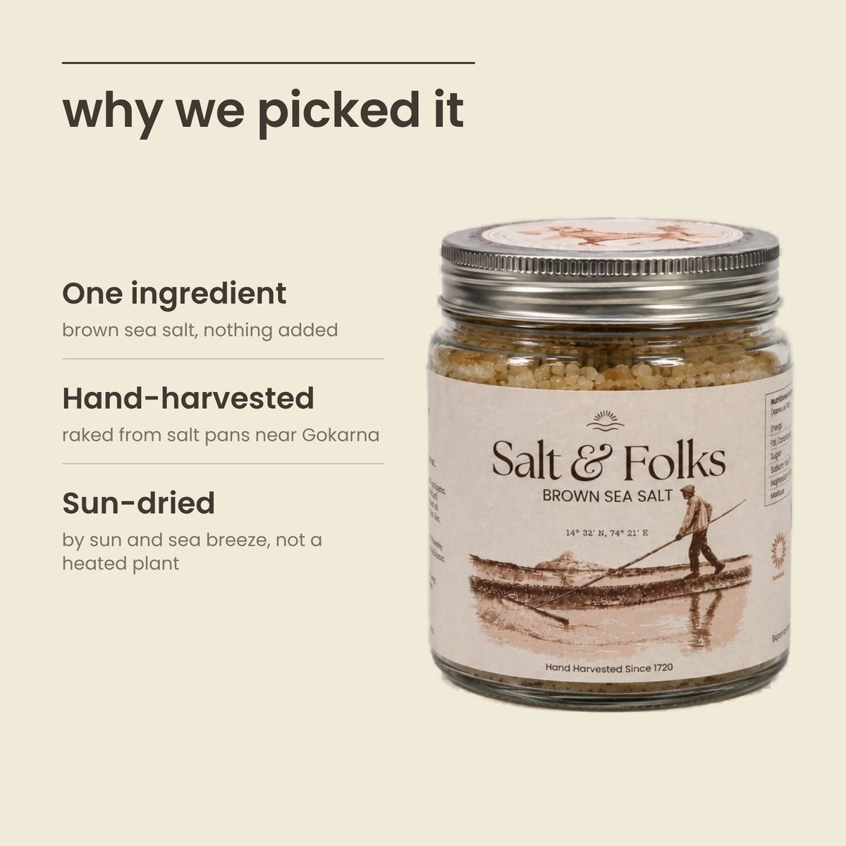 Why we picked Salt & Folks Brown Sea Salt