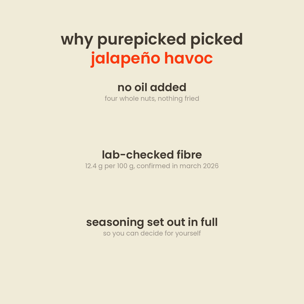 Why purepicked picked Jalapeño Havoc Nut Mix